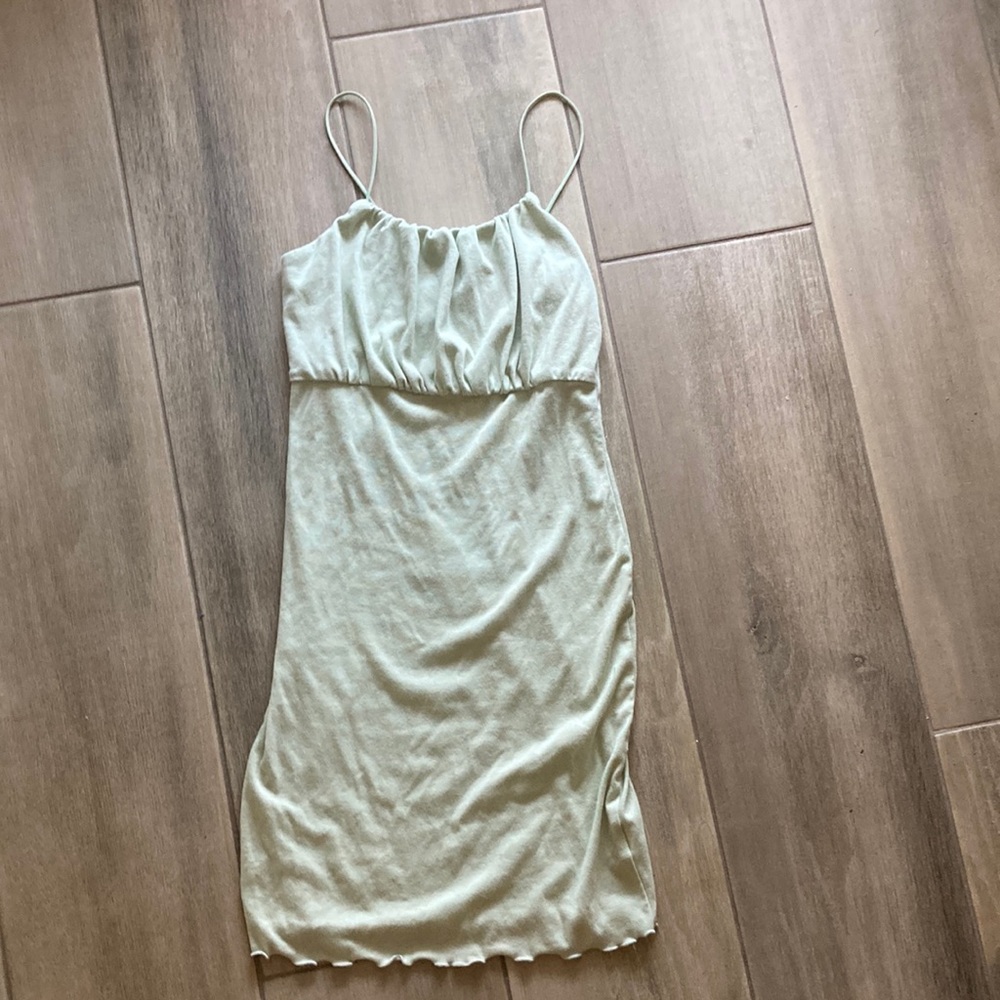 Mint Green Bosycon Dress